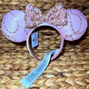 NWT Disney Pink Swirl Minnie “Best Day Ever” Ears